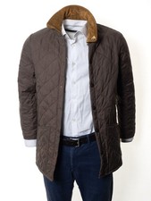 John Partridge Olive Quilted Mens Jacket Size S