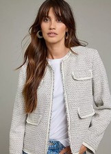Freemans Boucle Crop Jacket in