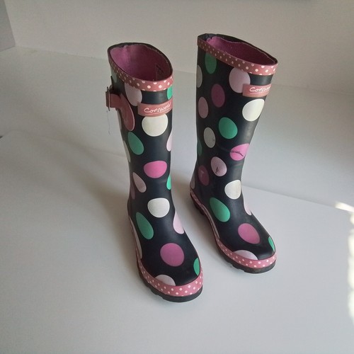 Girls spotty wellington boots - girls,