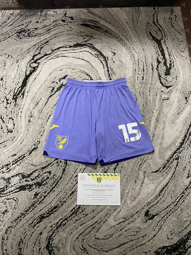 Norwich city match worn - fc,