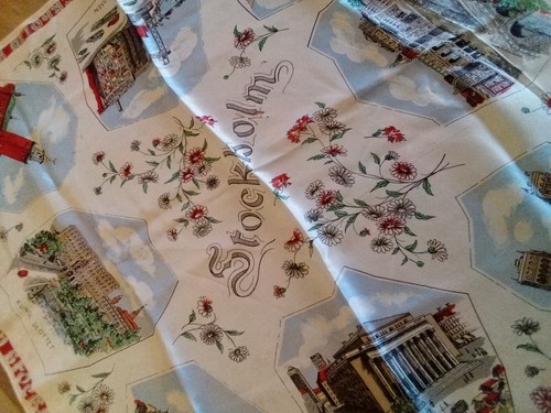 Vintage silky ladies scarf - vintage,