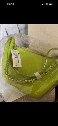 Green faux leather - m&s,