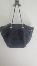Chanel Black Deauville Tote