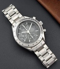 Omega Wristwatch Speedmaster Date 3513.50 Black Dial Chronograph Serviced