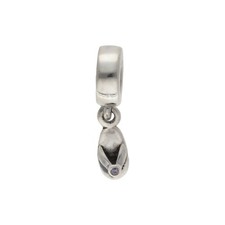 Pre-Owned Pandora Silver Flip Flop Dangle Charm
