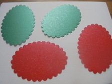 12 X  LARGE  CARD SCALLOPED