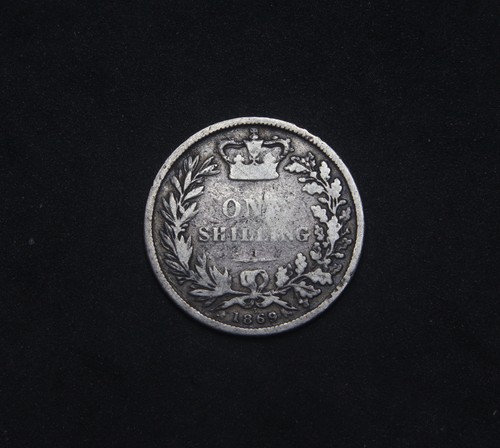 Victoria shilling 1869 die - shilling,