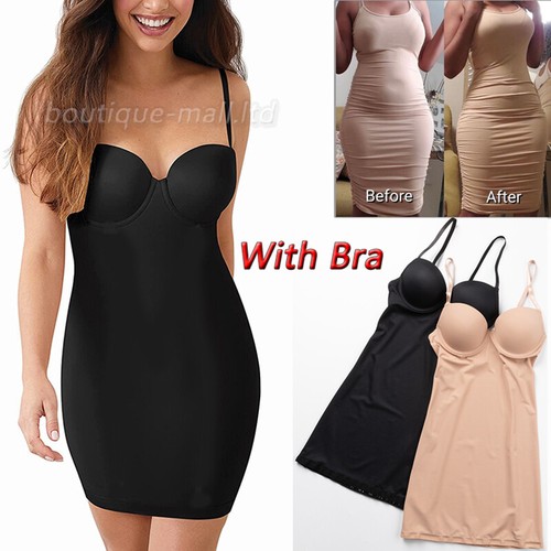 Women dress full slip - dress,