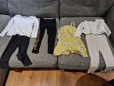Tu, F&F, Next, CQ Girls Clothes Bundle- Jumpsuit, T-Shirt, Legging Cardigan 2-3y