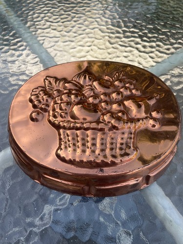 Vintage copper jelly mould - copper,