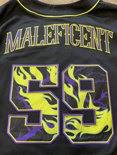 MALEFICENT VILLIANS - SLEEPING BEAUTY-  DISNEY BASEBALL JERSEY- XS S M L XL 2XL