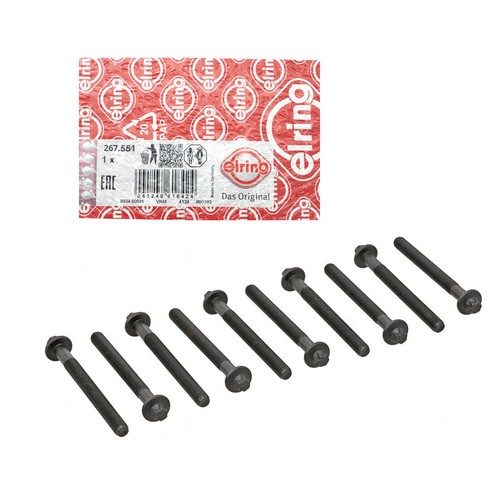 Cylinder head bolt kit - bolt, for