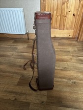 Gun case leather - gun, and