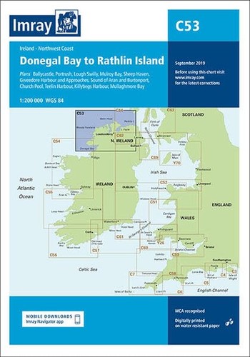 Imray chart c53 donegal - c53:, bay