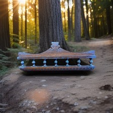 Architectural Salvage Carved Wooden Panel Pediment Vintage Repurpose Project