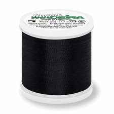 Madeira Machine Embroidery Rayon Thread - 1000 Black