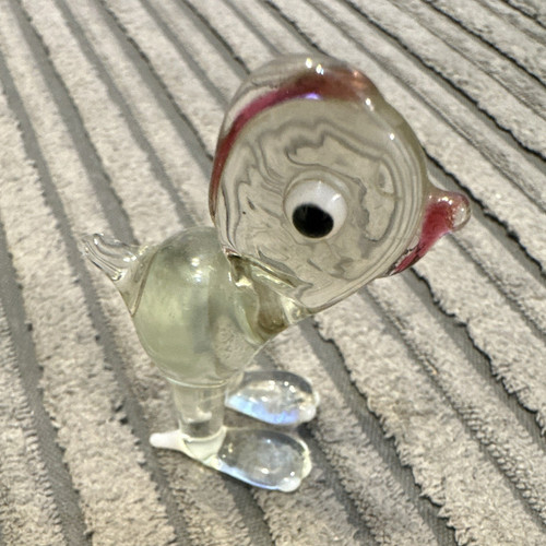 Miniature unmarked clear red - miniature,