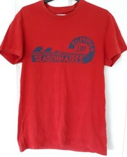 JACK WILLS Red Seasonnaires T-shirt- Size XS - VGC