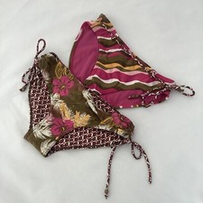 2 X Fat Face Orange Pink Brown