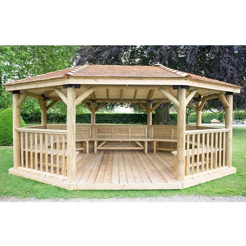 Gazebo premium oval new - 6m,