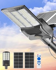 Gefolly Solar Street Lights Outdoor, Commercial Parking Lot Light Dusk to Dawn