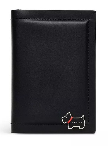 Radley black leather passport - radley,