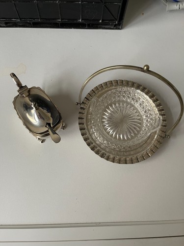 Epns condiment bowl and - condiment,
