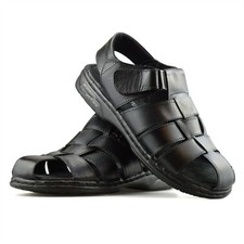 Mens Leather Walking Touch