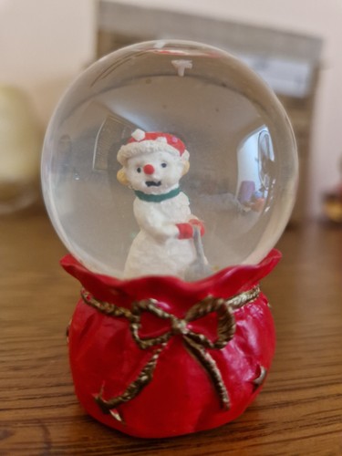 Miniature snow globe with - snow,