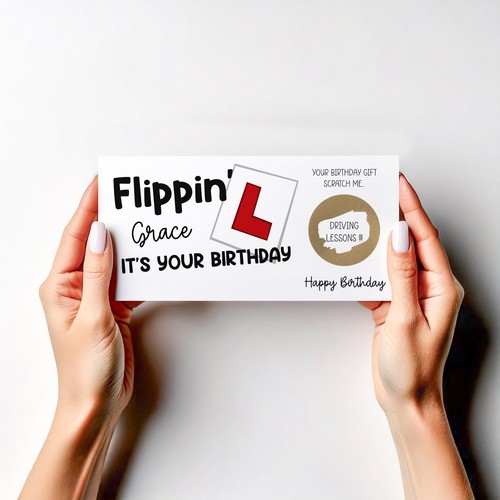 Personalised birthday driving - personalised,