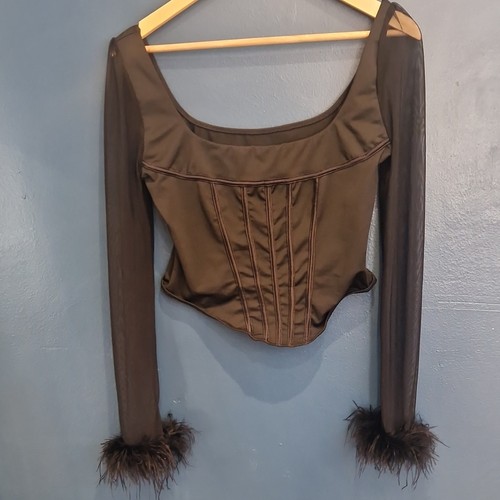 Shein women brown mesh - shein,