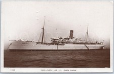 RPPC VTG Postcard Union Castle