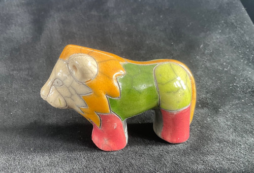 South africa raku lion - raku,