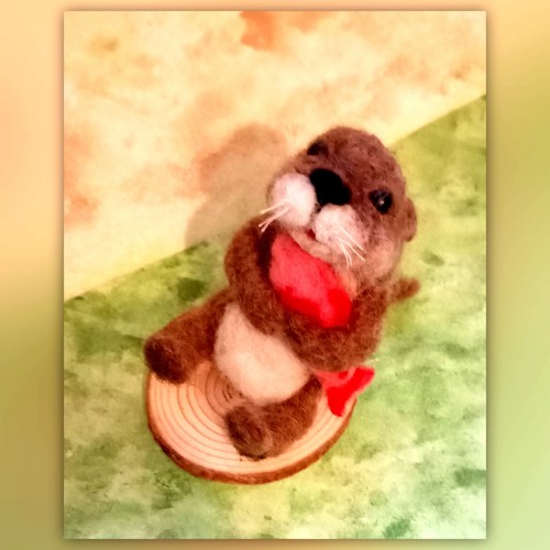 New handmade needle felted - needle,