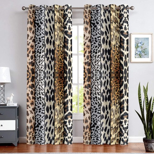 Wild animal print curtain - wild,
