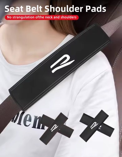 2pcs car seat belt - seat, leather