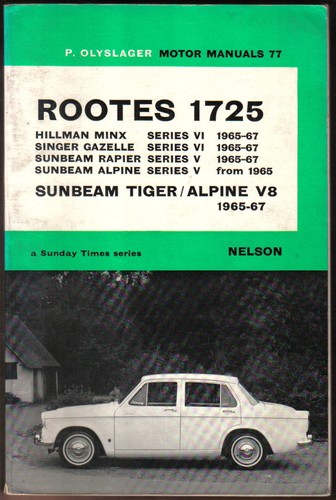 Hillman minx singer gazelle - minx, vi
