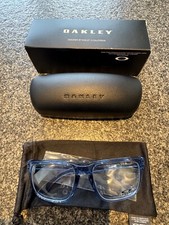 BNIB OAKLEY HOLBROOK RX OO8156-12-56 TRANSPARENT BLUE (RX)
