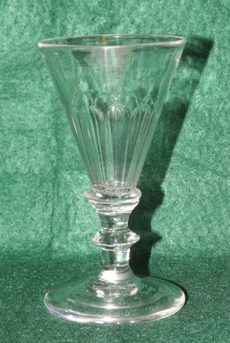 Georgian conical wine glass - georgian,