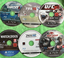 8 PlayStation 3 Video Games  Bundle PS3 No Manuals Or Cases farcry fifa ufc dead