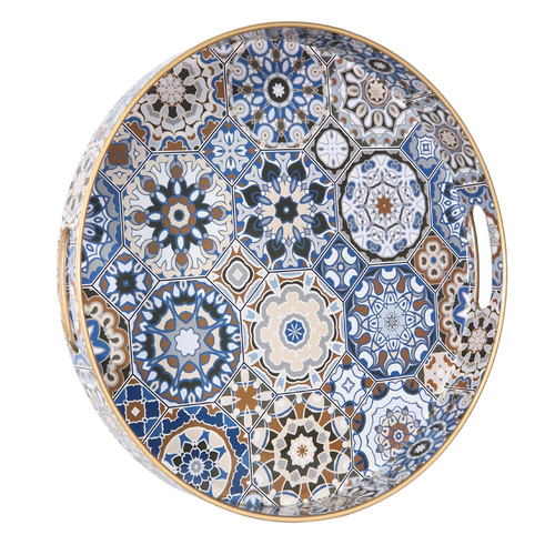 Round serving trays platter - trays,