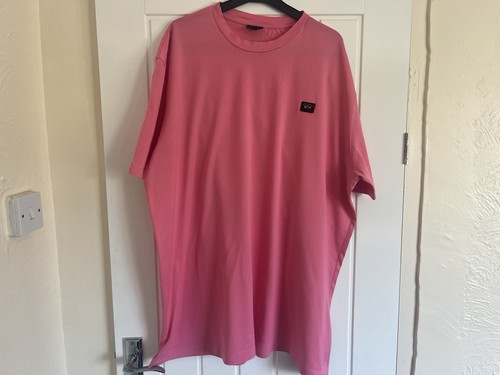 Mens pink paul shark t - pink,