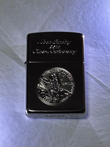Zippo moon landing 25th - moon,