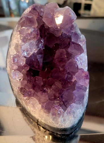Natural amethyst druze geode - druze,