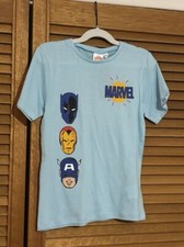 Marvel Blue Kids T-shirt Age 8