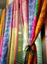 2 Pcs Indian Sari Patchwork