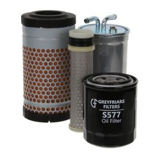 500 Hour Filter Service Kit for Kubota KX 36-2 ALPHA Mini Excavator 