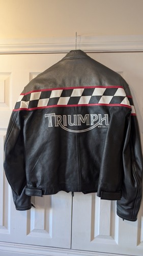 Triumph leather motorcycle - triumph,