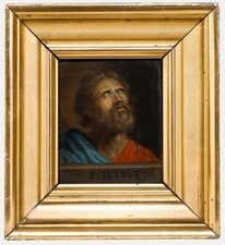 Miniature 18th Century Oil -