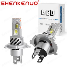 For Toyota Hilux MK8 2016-2023 2x H4 LED Headlight High/Low Beam Bulbs White 55W